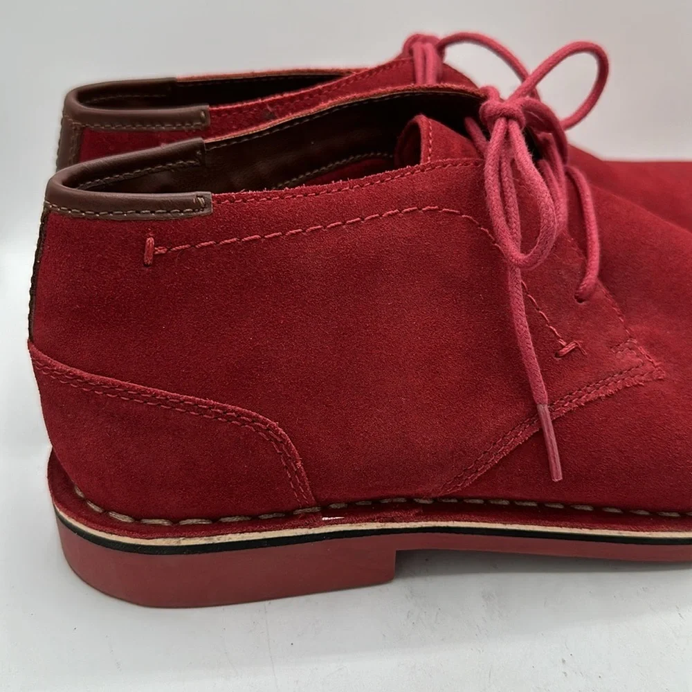 Kenneth Cole Reaction Desert Sun red chukka boots, size 11.5M